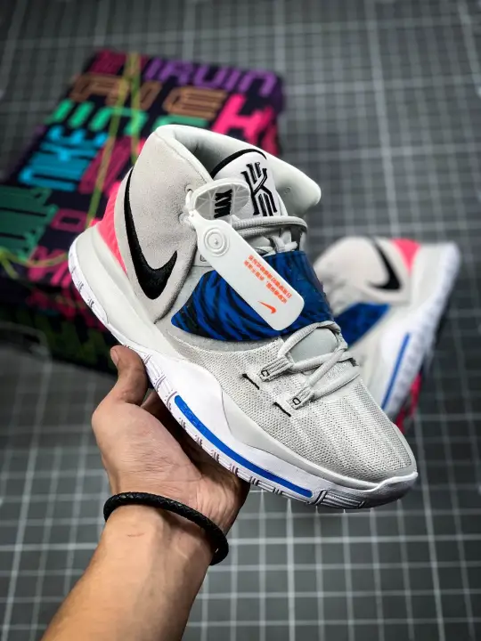 white kyrie basketball shoes