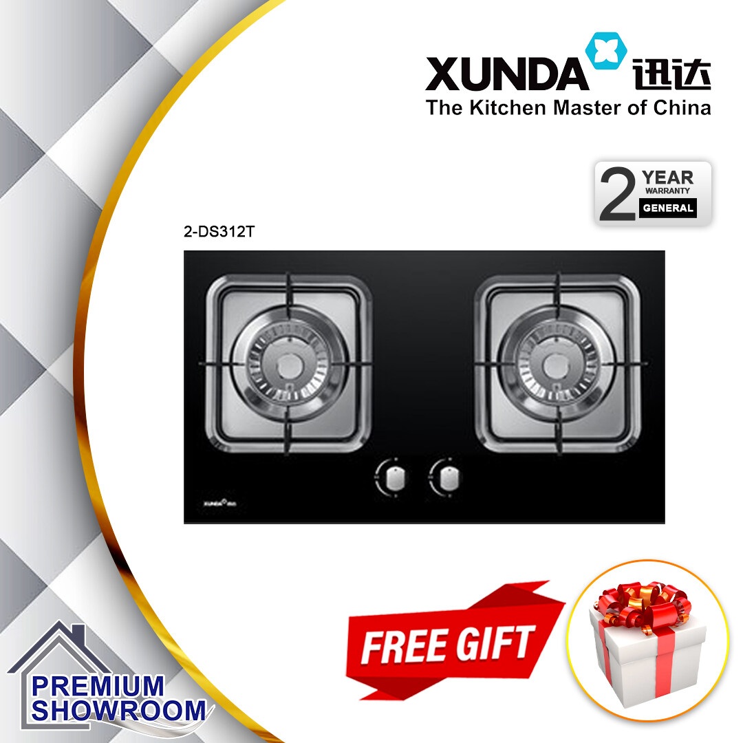 XUNDA Built In Tablet Gas Stove (BLACK) 2DS312T Lazada