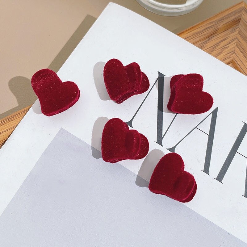 New Korean 1/5/10pcs Hair Clip Sweet Cute Delicate Velvet Small Hairpin For Woman Girls Hair Accessories