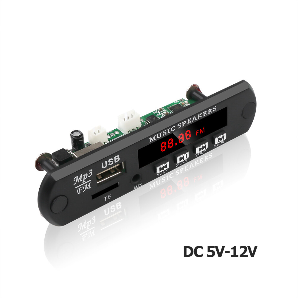 Aitemay Bảng Giải Mã DC 5V 12V Mô-đun Giải Mã AUX MP3 TF FM 3.5MM Có Điều Khiển Từ Xa (Không Có Bluetooth)
