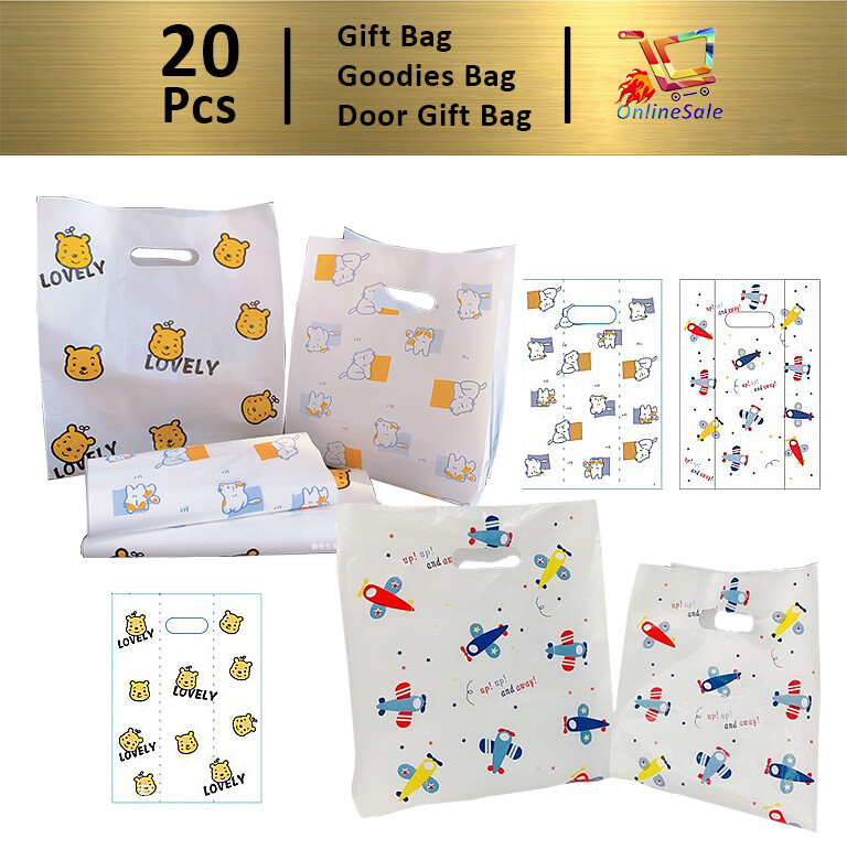 Cute Gift Bag [20pcs]Goodies Bag Door Gift Birthday Wedding Party