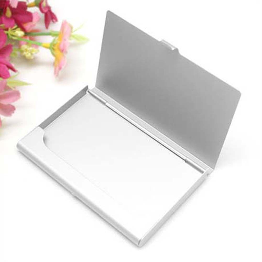 DXNZVA Sáng tạo Kim khí Hợp kim nhôm Ví tiền ID tín dụng Hộp Hộp đựng thẻ Hộp đựng danh thiếp Chủ thẻ Thẻ tên