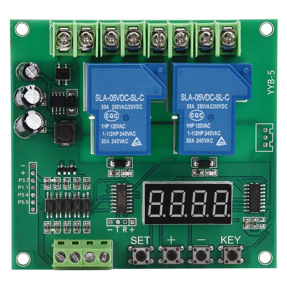 YYB-5 12v 24v Motor Forward Motor Controller / Reverse Control Board Two Relay Delay Timing Cycle Module