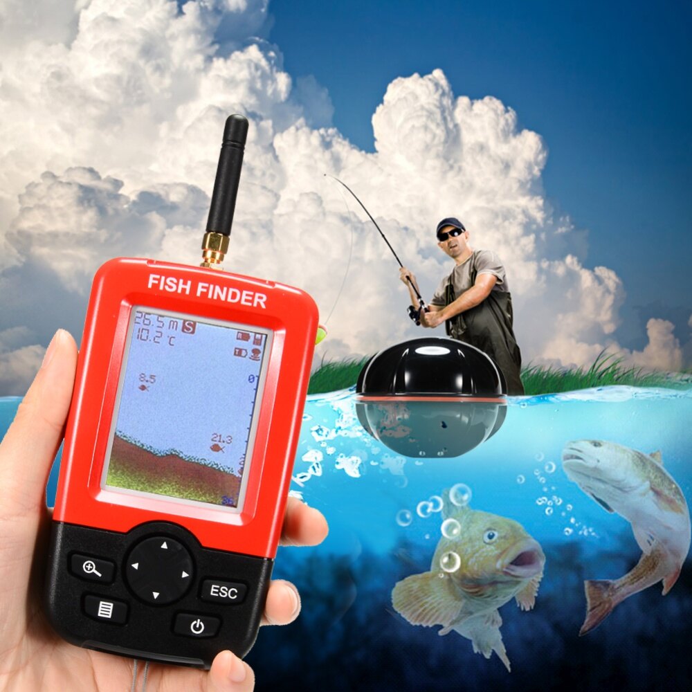 Portable Smart Portable Fish Finder with Wireless Sonar Sensor Echo ...
