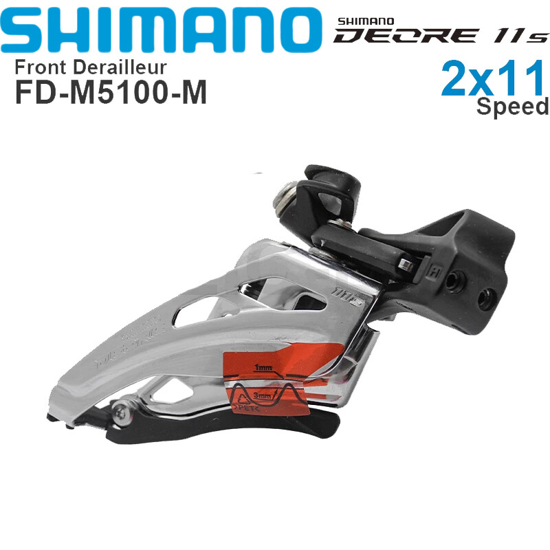 Shimano Deore FD M5100 Front Derailleur 2x11 Speed 34.9mm Clamp On MTB Mountain Bike Front Derailleur Bicycle Original Bike Accessories