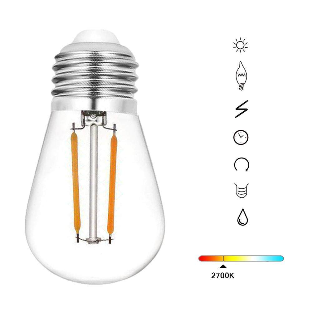 ĐÈN LED chống nước Ngoài Trời Dây Đèn Treo 2 W Vintage Edison Bóng Finleystore