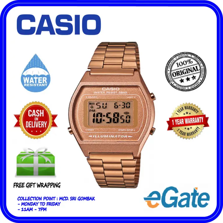 casio vintage rose gold original