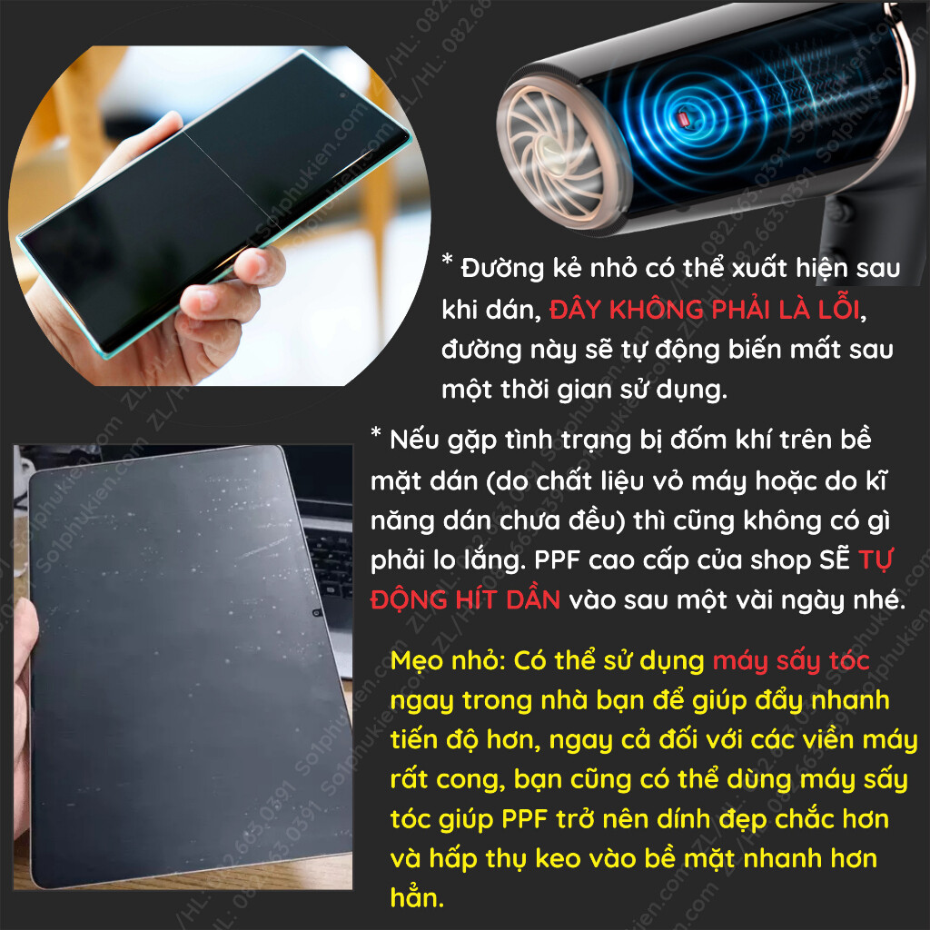 Dán PPF Xiaomi Redmi Note 12 Pro/ Note 12 Pro 5G/ Note 12 Pro+/ Note 12 Pro 4G cho màn hình, mặt lưng, full viền