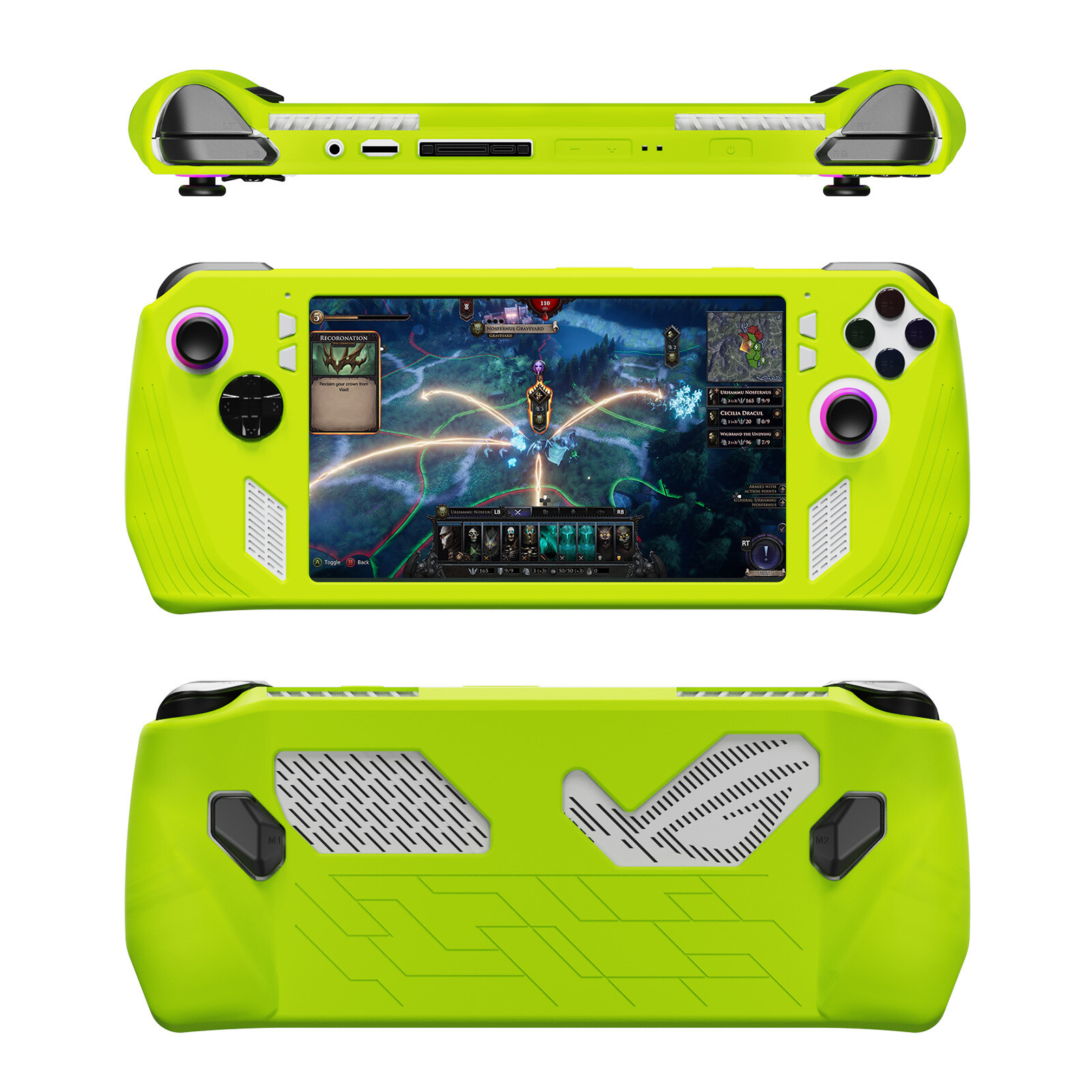 For ASUS ROG Ally Game Console Case Soft Silicone Protective Cover Anti-Scratch Protector Shell Sleeve Game Accessories