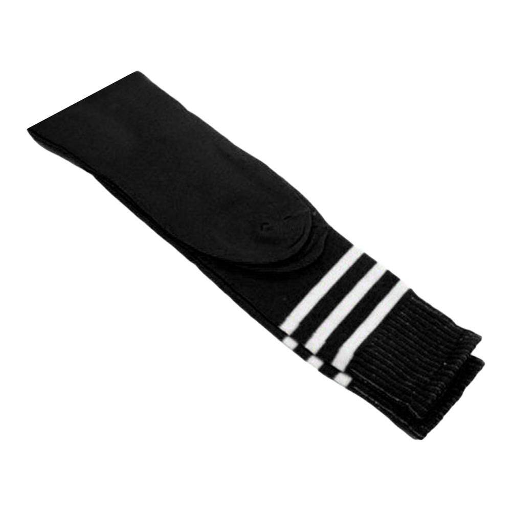 1 Pair Men Women Striped Stretch Football Soccer Sports Knee Length Long Socks