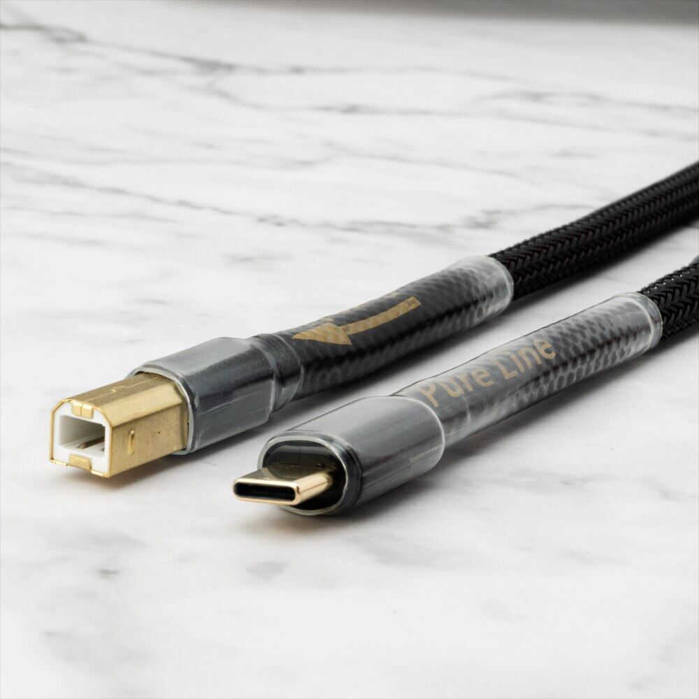 Canare l-4e6s hifi usb dac cable usb b to type c stereo cable 6n ofc data audio digital cable for mobile phone dac