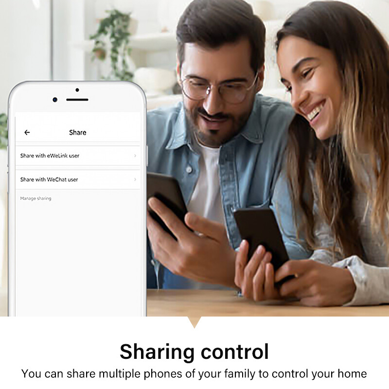 【Elesky】eWeLink Công Tắc Thông Minh Mini WiFi + Bluetooth + 2.4G Mô-đun Công Tắc Thông Minh Điều Khiển Từ Xa Điều Khiển Bằng Giọng Nói Hoạt Động Với Alexa Goo Gle Home Alice