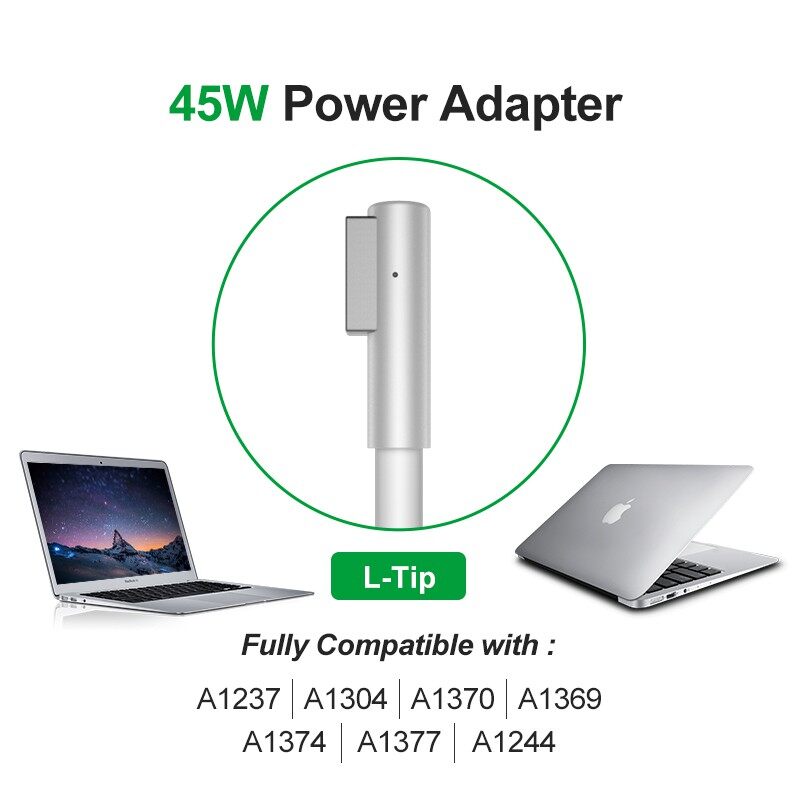 LLANO 60W 45W Charger for Mac Book Pro L-Tip T-Tip Type-C Power
