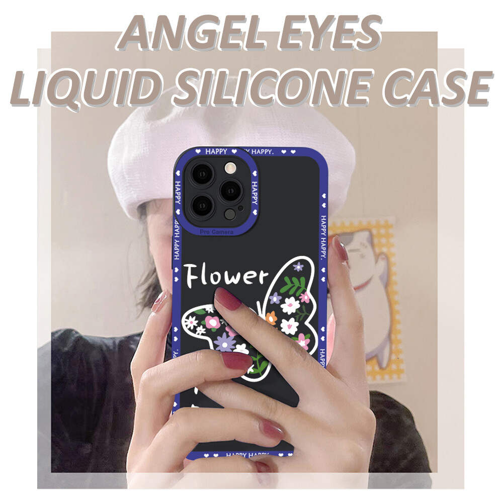 Hontinga Casing Case For Samsung Galaxy Note 8 Note 9 Case Cut Butterfly Square Soft Silicone Full Cover Camera Protection Shockproof Rubber Cases Back Cover Phone Casing Softcase For Boys Girls