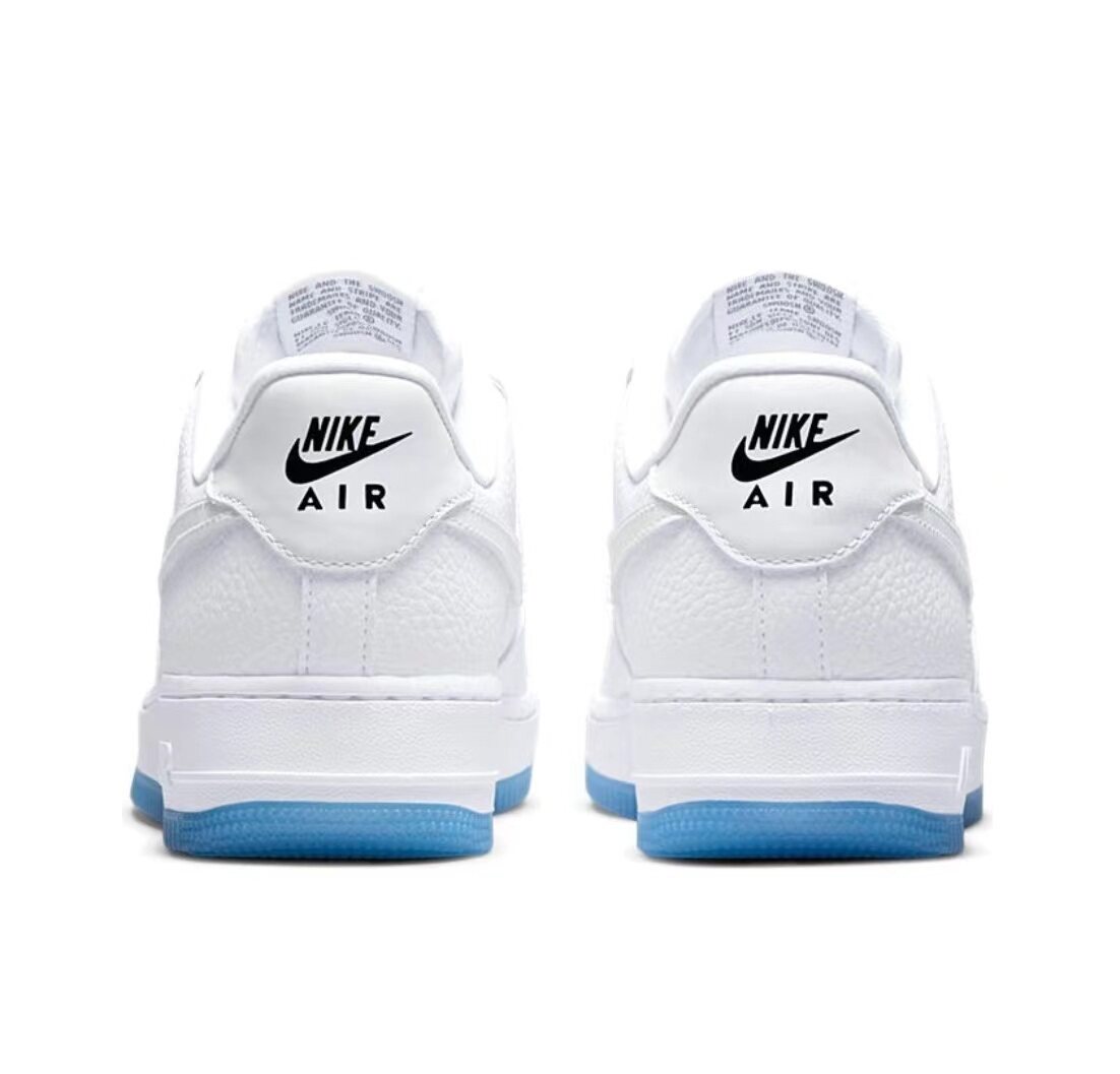 Giày thể thao nam Giày thể thao Air Force 1 Low 07 LX UV Thermal Heel Low Top cho nữ Màu xanh trắng giày thể thao