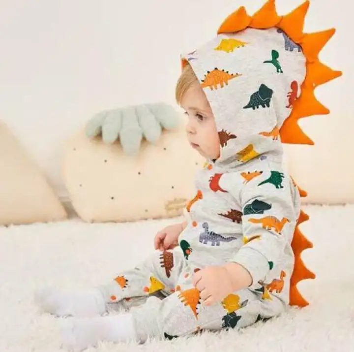 dinosaur baby jumpsuit