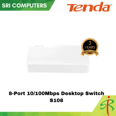 Tenda S108 8-Port 10/100Mbps Desktop Switch