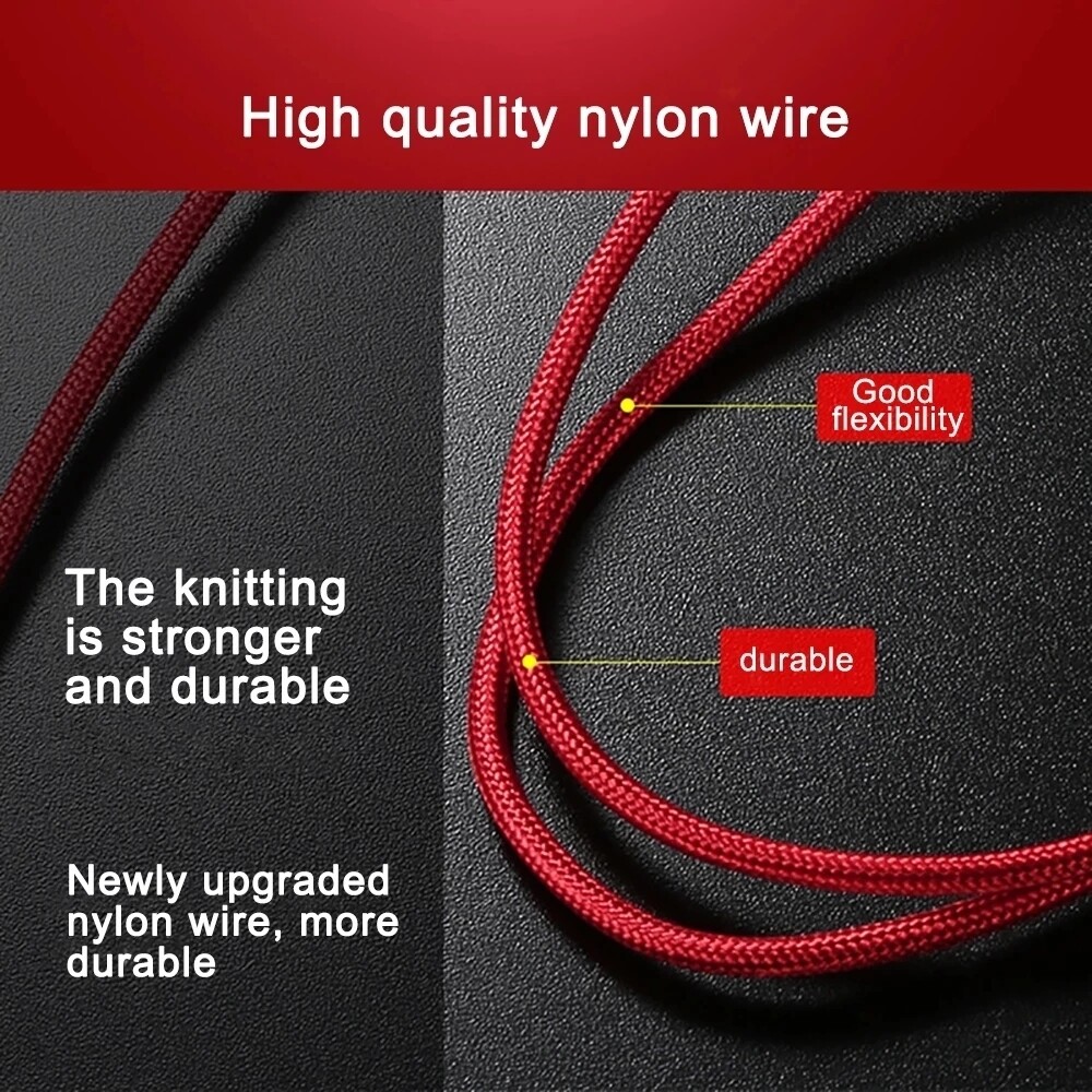 Kebidumei 3 in 1 Fast Charging Cable Micro USB Type-C Fast Charger Cable Data Cable For Phone