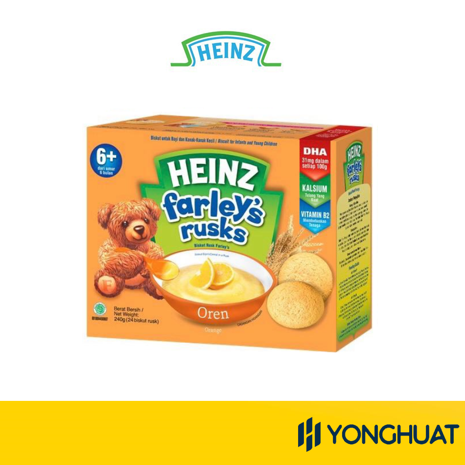 Heinz Farley's Rusks Baby Biscuit/Food Orange 240g Lazada