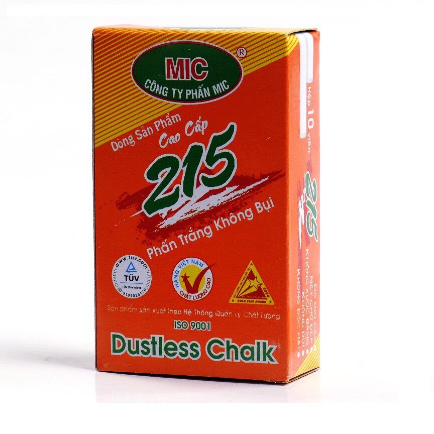 Phấn Trắng Mic Không Bụi 10 Viên