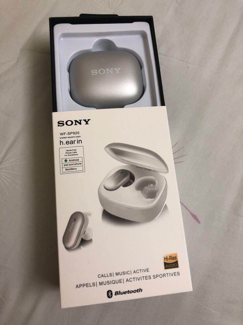 SONY WF-SP920 TRUE WIRELESS BLUETOOTH Bluetooth With 4X Range
