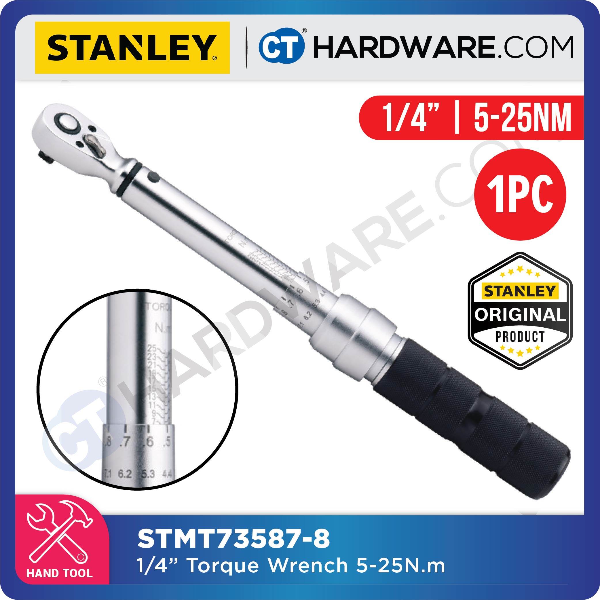 STANLEY STMT735878 TORQUE WRENCH 1/4" 525 NM Lazada