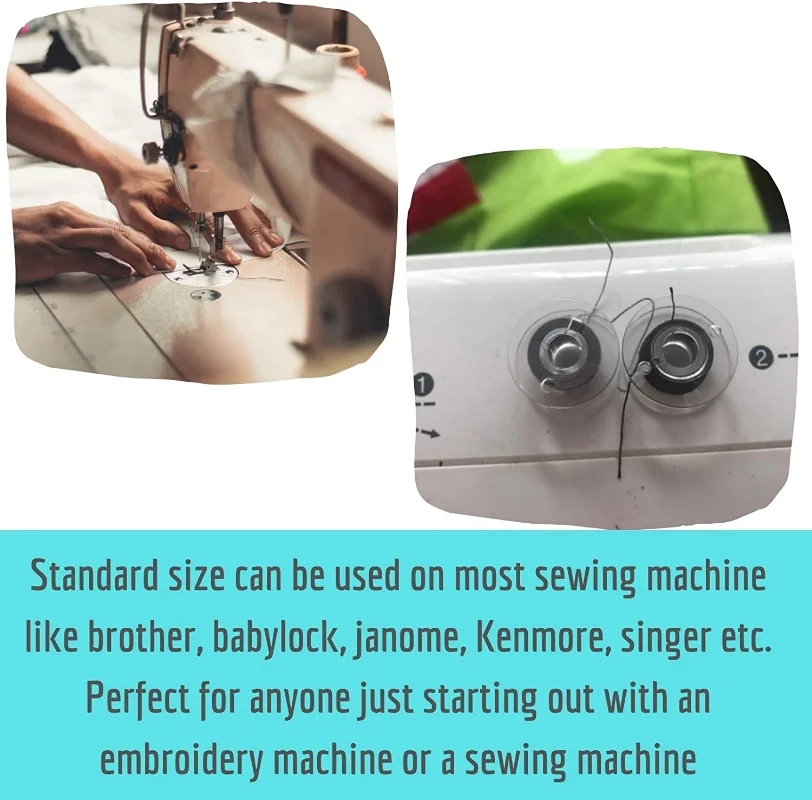 Trong suốt ống chỉ máy may nhà nhựa rỗng spool bobbins dụng cụ may mặc Phụ kiện phổ chủ đề bobbin
