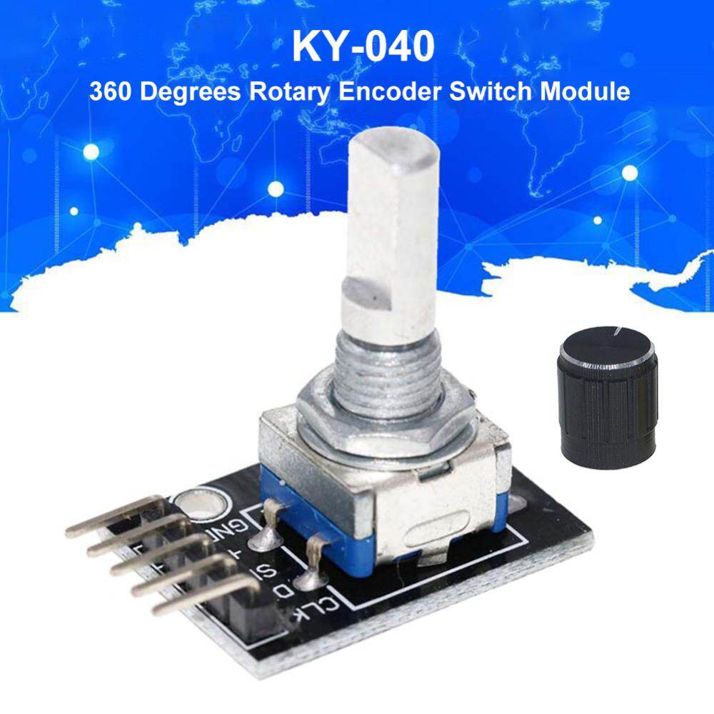 HW-040 360 Degrees Rotary Encoder Switch Module with Knob Cap Brick Sensor Development Board Potentiometer Knob Kit
