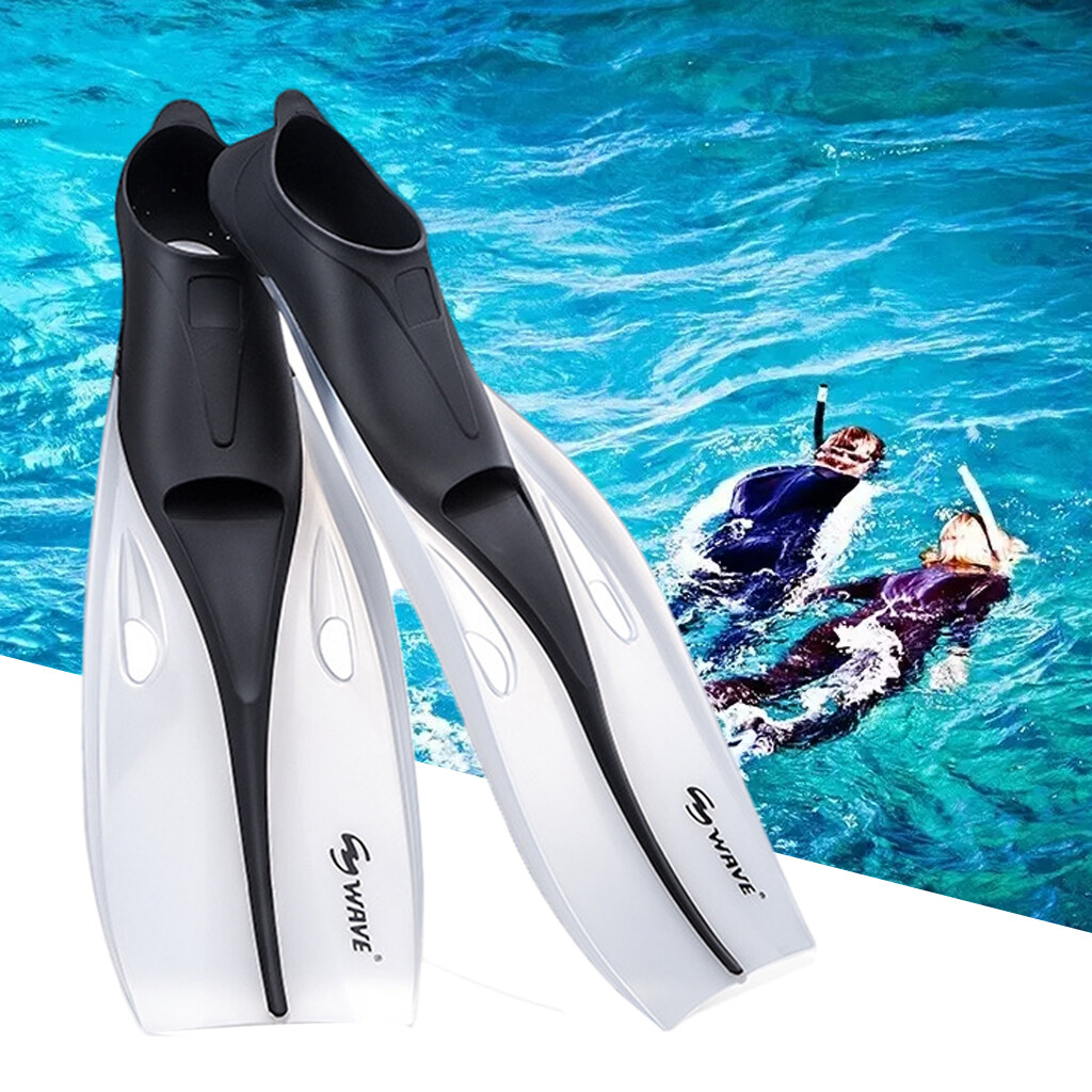 BNCABLE Adult Diving Fin Full Foot Flippers Water Sports Swimming