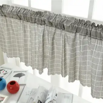 Chinatera Roman Blackout Half Curtain Window Curtains Home