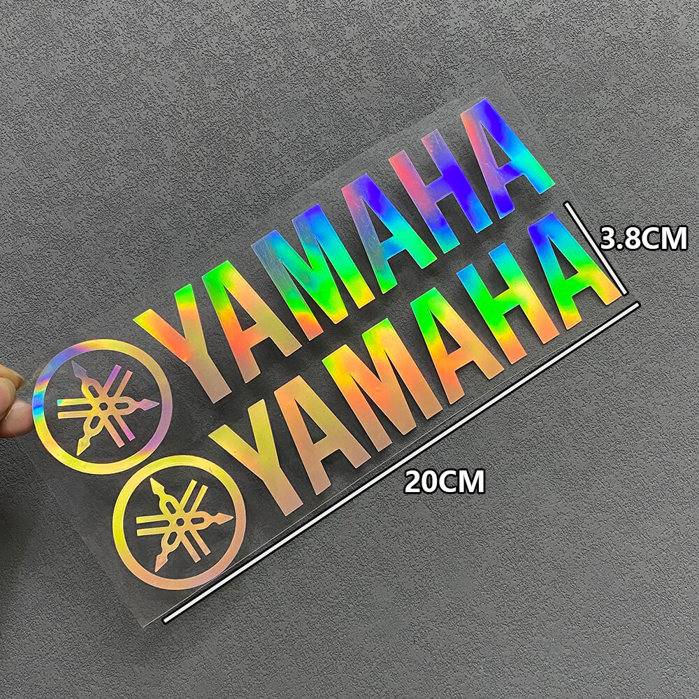 Nhãn Laser Phản Quang 20X2,5 Cm Cho Logo Yamaha Chống Nước