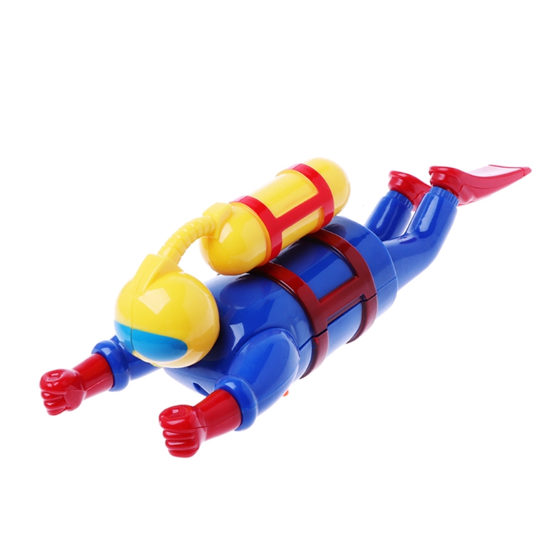 2018 new swimmers scuba diver toy wind up clockwork sea baby bath toy kids toy