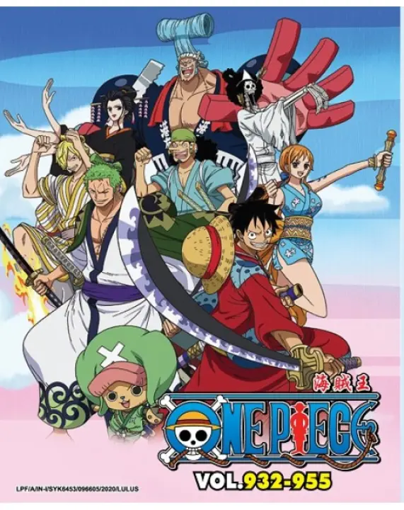 Anime Dvd One Piece 海贼王 Box 30 Vol 932 955 Lazada