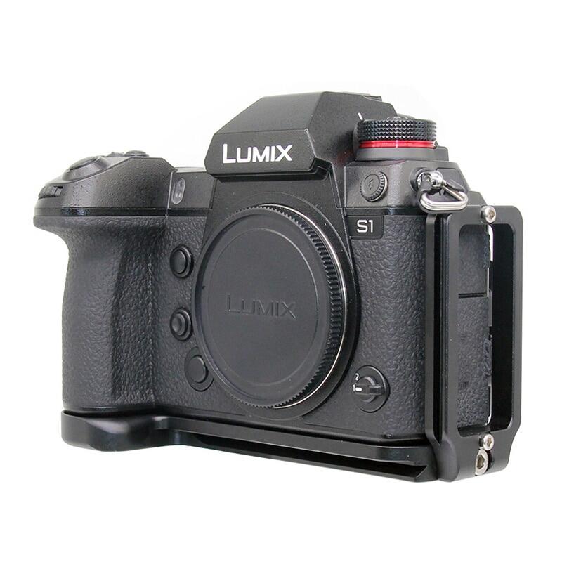 CNC Aluminum Camera Quick Release Plate L Plate For Panasonic Lumix S1R S1 Camera Vertical Bracket 1/4 Screw Mount