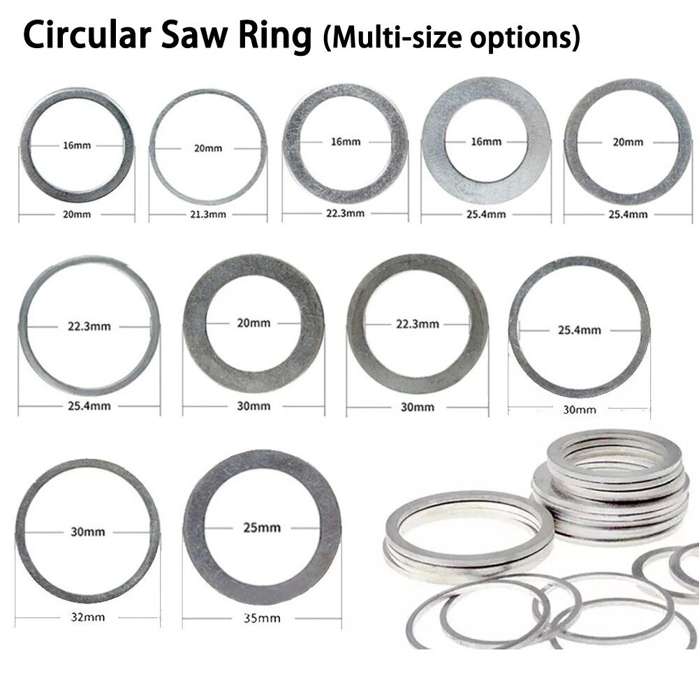 Circular Saw Ring Circular Saw Blade For Grinder Metal Multi-Size Silver 1 Pc