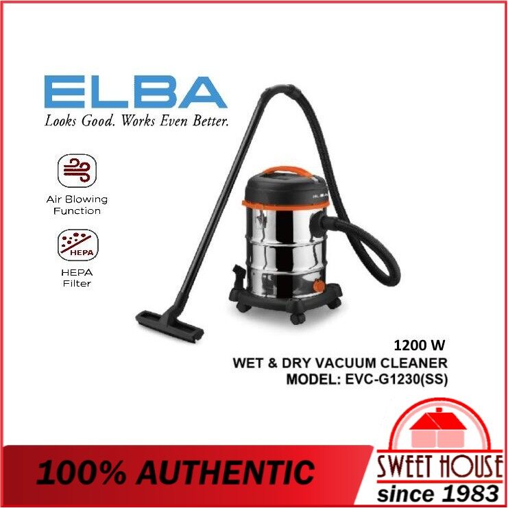 Elba Wet and Dry Vacuum Cleaner EVC-H1231(SS) **SIMILAR TO MC-YL631 EVC ...