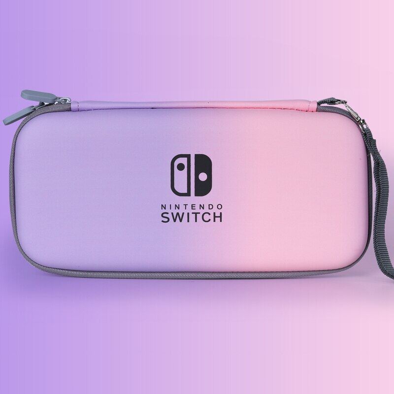 Carrying Case for Nintendo Switch Protective Case Cover Storage Bag PU Gradient for Switch OLED Travel Portable Pouch Accessory