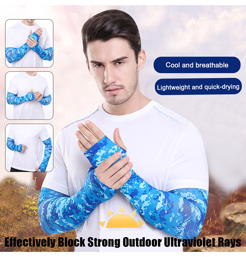 SUPERFLOWER Summer Sports Compression Arm Sleeve Basketball Cycling Arm Warmer Running UV Protection Volleyball_voghion.com