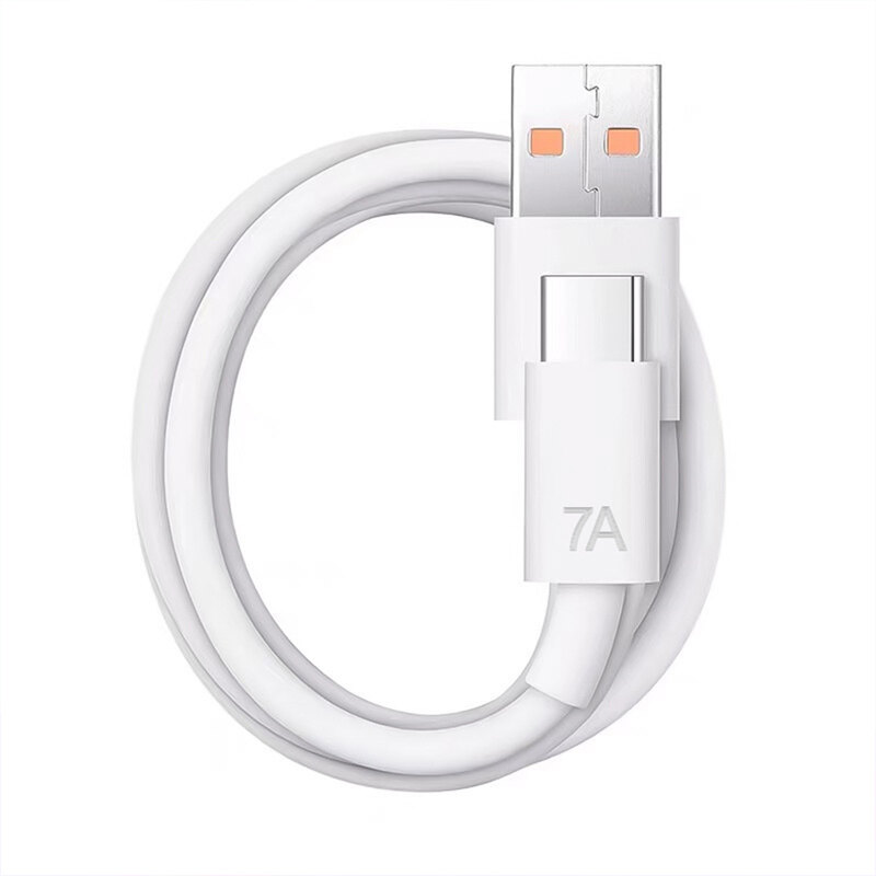7a 66w type c usb cable super-fast charge cable for huawei mate 40 30 xiaomi samsung fast charging usb charger cables data cord