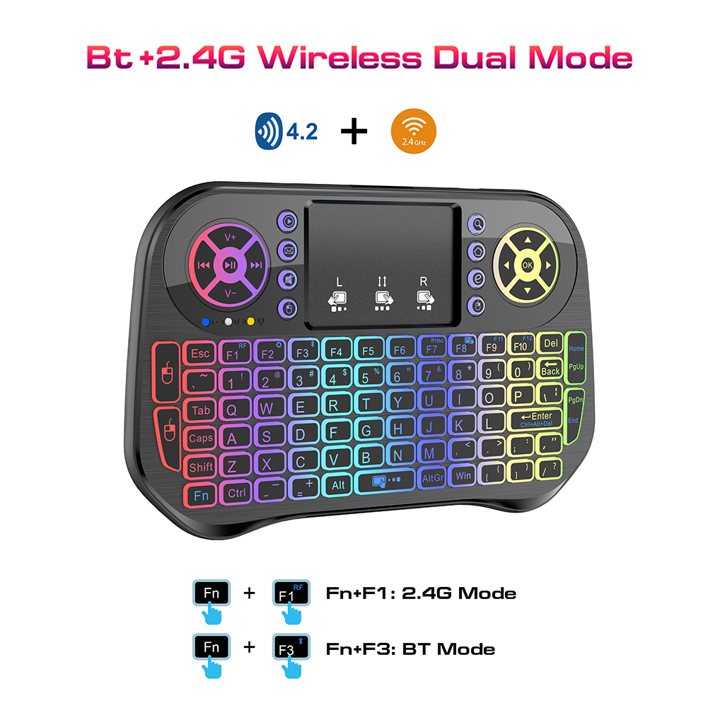 Bàn Phím Tương Thích I10 Chuột Không Dây Bàn Phím Bluetooth Cho Hệ Điều Hành ANDROID/WINDOWS/MAC