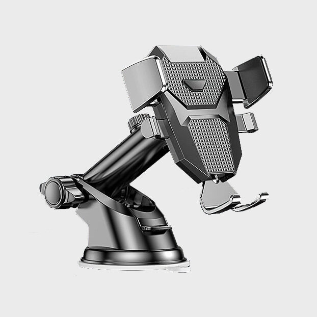 Telescopic Suction Cup Car Mobile Phone Holder / Multifunctional Car Universal Navigation Bracket / Non-slip 360 Degree Rotatable Car Smartphone Support Mount