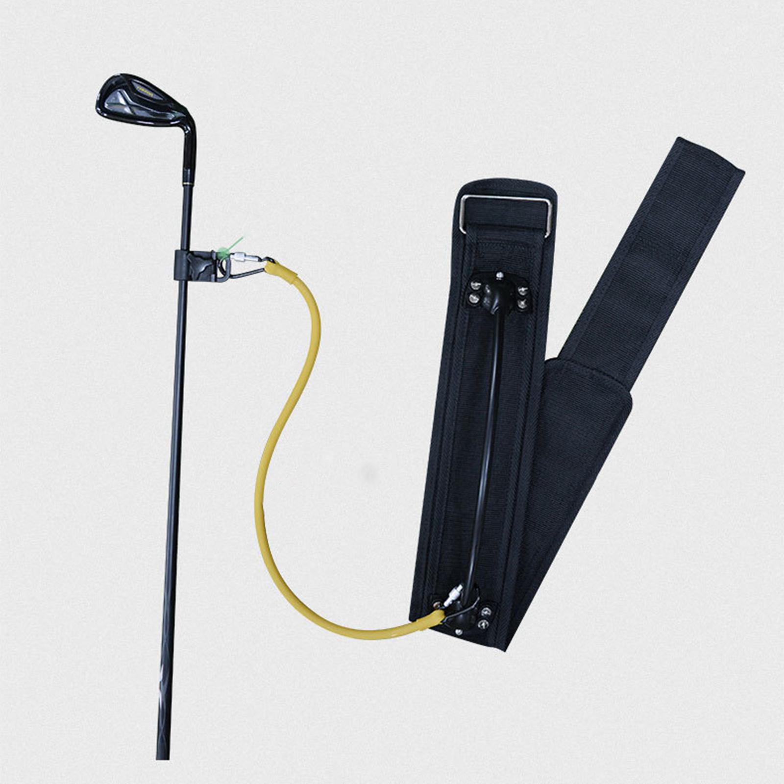 ZYMOON Golf Swing Training Aid Golf Accessories Power Waist Band Practice Exercise