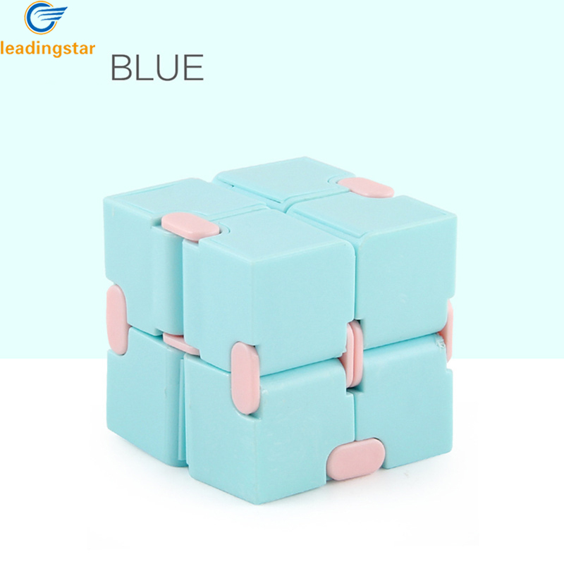 LEADINGSTAR Fast Delivery 2x2 Magic Cube Pocket Flip Infinite Speed Cube Decompression Educational Toys For Children Birthday Gifts