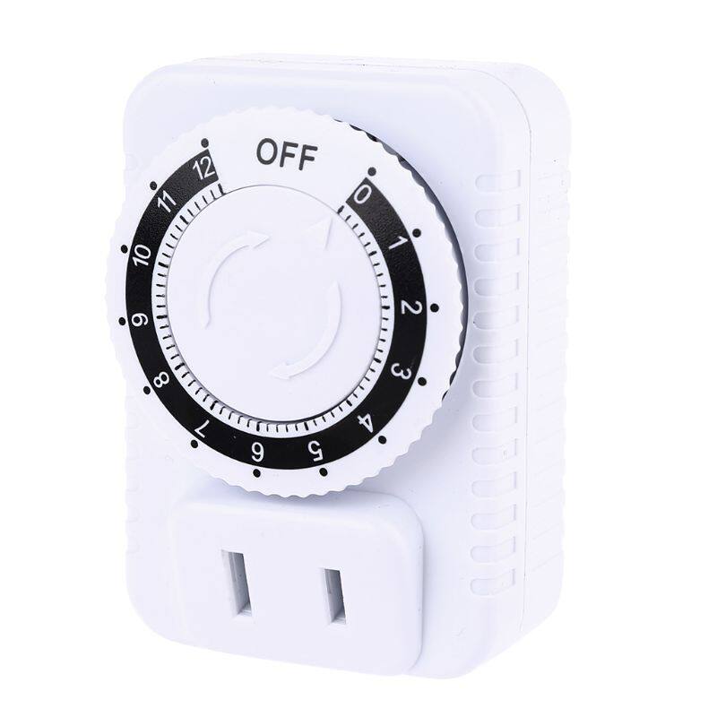Hot Sale AC 110V 12 Hour Mechanical US Plug Switch Timer Socket for Home Appliances Control Motorcycle Charging Timer 10A 1200W