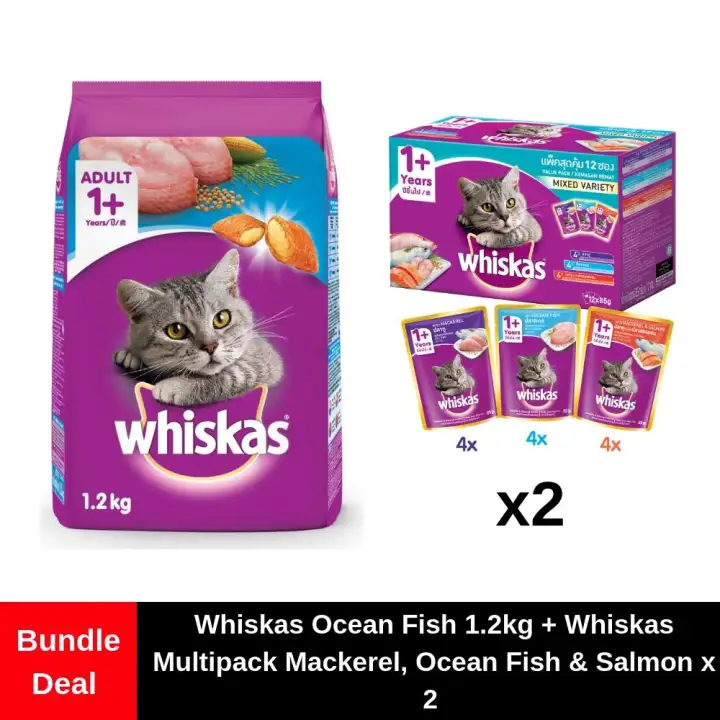 whiskas mackerel & salmon