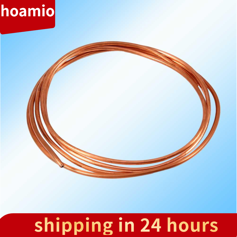 [HOT]2M Soft Copper Tube Pipe OD 4mm x ID 3mm for Refrigeration Plumbing