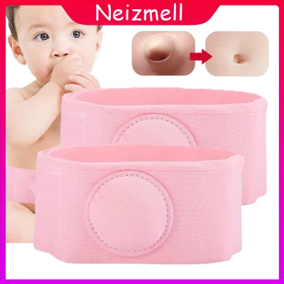 Neizmell 2pcs Hernia Belt Hernia Therapy Treatment Children Infant Baby Umbilical Hernia Belt for Baby Kids Infant