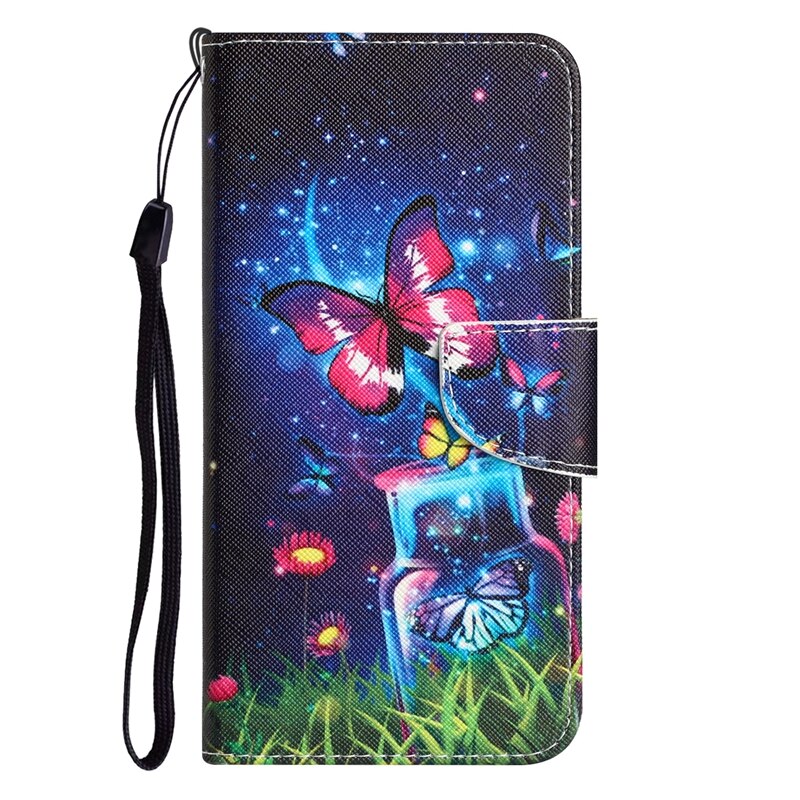 For iPhone 14 Pro Max Case Leather Elephant Painted Flip Phone Case on For Coque iPhone 14 Pro Max 14 Plus 14ProMax Wallet Cover