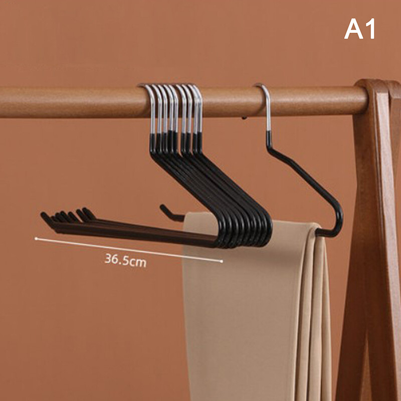 Metal Open-end Non Slip Slacks Pant Hangers Trouser Hangers Organizers
