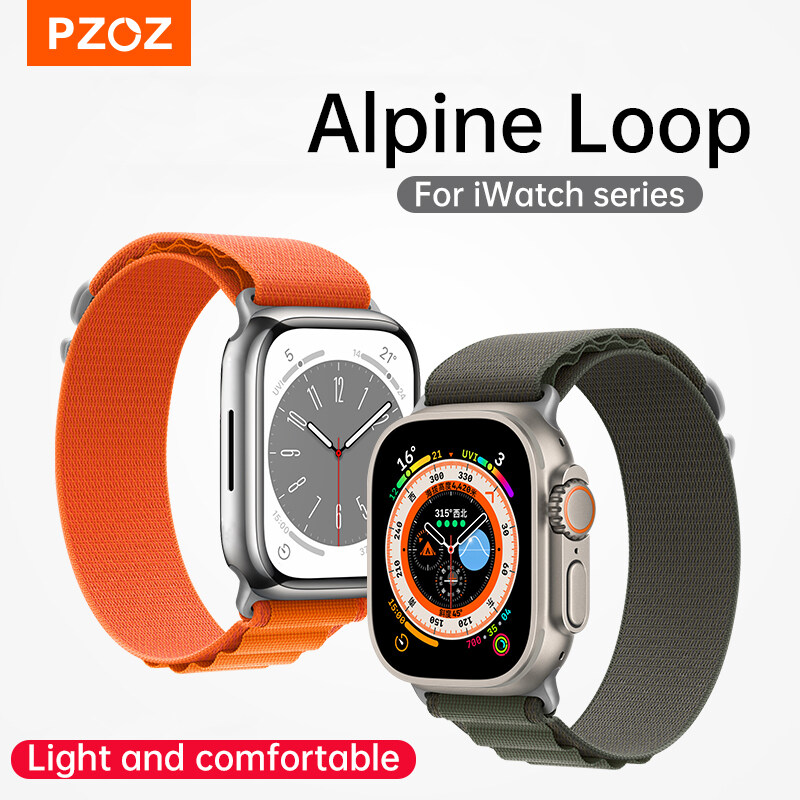 PZOZ Cho App Dây Đeo Đồng Hồ Dây Đeo Cho Đồng Hồ Series 8 7 6 5 3 SE 49 40